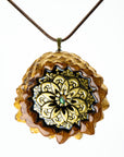 Elevated Pinecone Pendant - Esoteric Grove - 00006