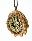 Elevated Pinecone Pendant - Esoteric Grove - 00006