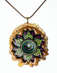 Elevated Pinecone Pendant - Fractal Dimension - 00005