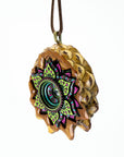 Elevated Pinecone Pendant - Fractal Dimension - 00005