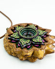 Elevated Pinecone Pendant - Fractal Dimension - 00005