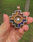 Elevated Pendant - Andean Cross - 185